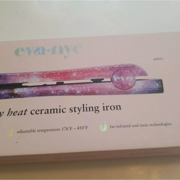EVA NYC 1.25" Healthy Heat Ceramic Styling Iron - Picture 2 of 12